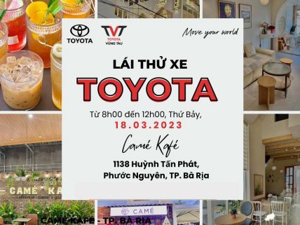 Toyota Vũng Tàu tổ chức sự kiện tại thử xe
